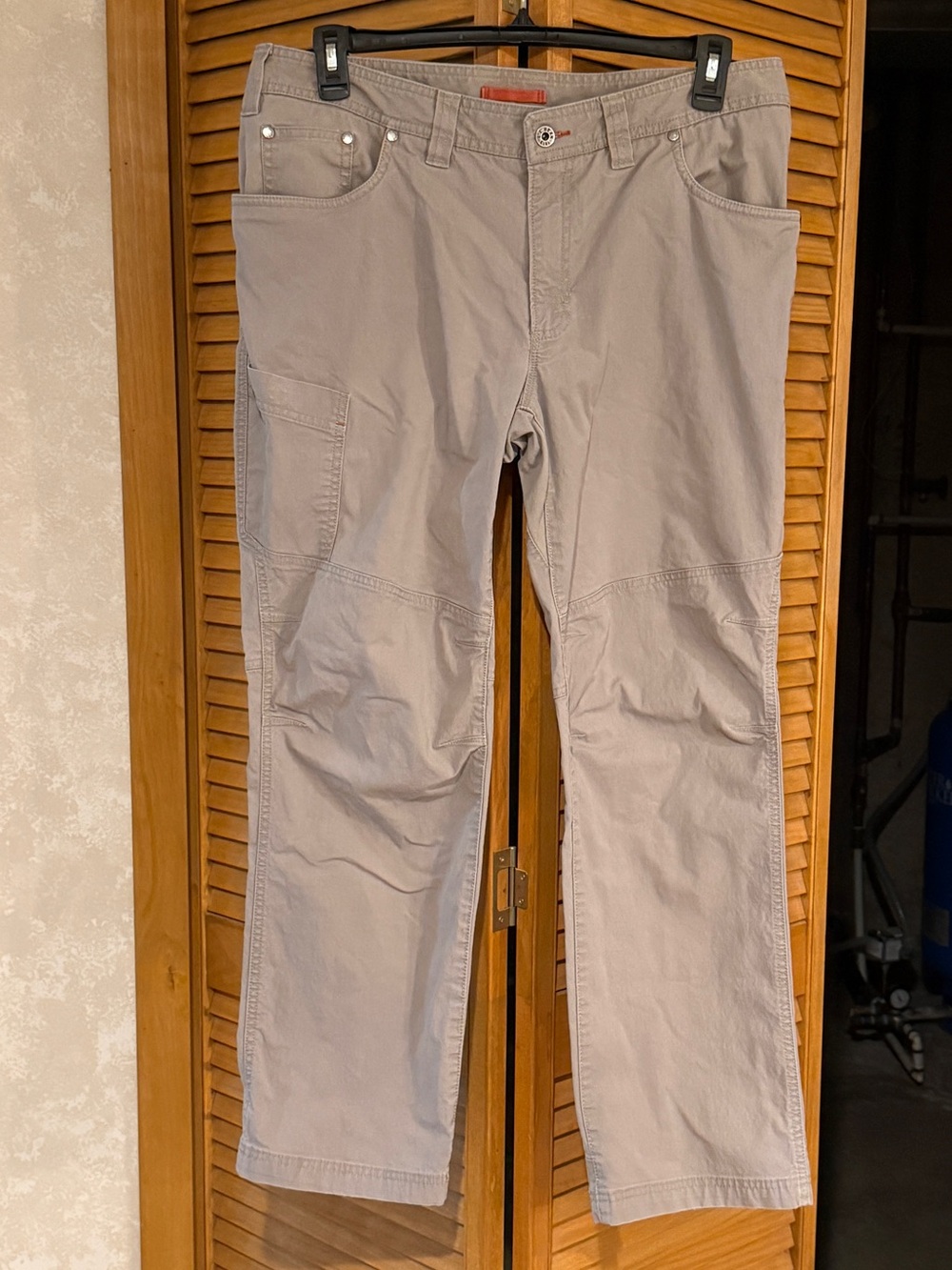 LL Bean Men's Riverton Stretch Canvas Utility Pants Tan Beige Size 36x30